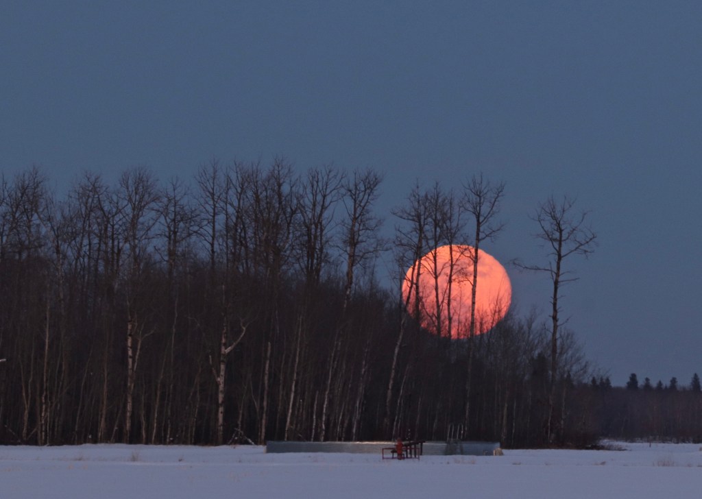 Full moon rising photo for sale