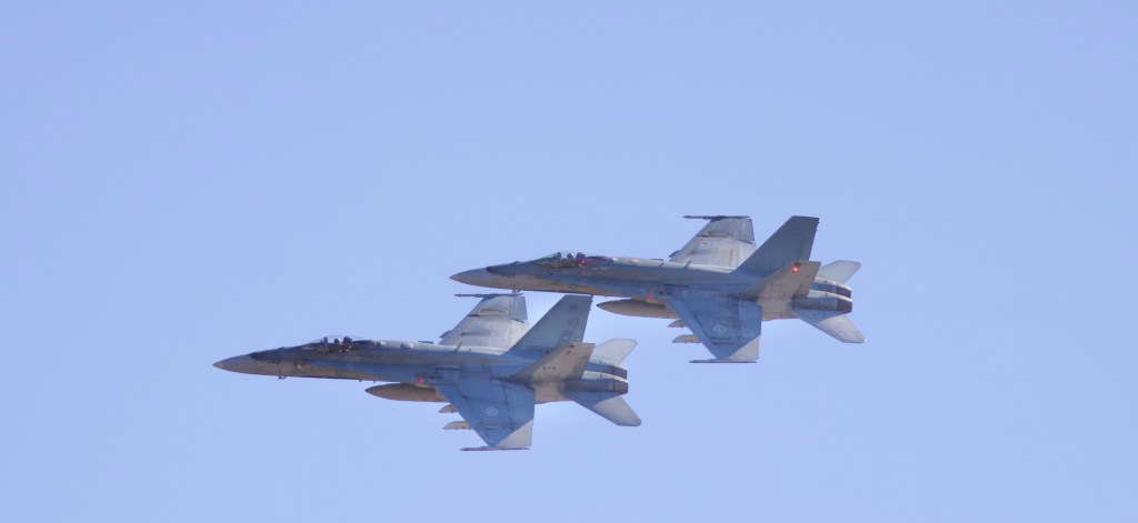 the CF-18 team from Cold Lake appear at the 2026 Abbotsford Air Show 