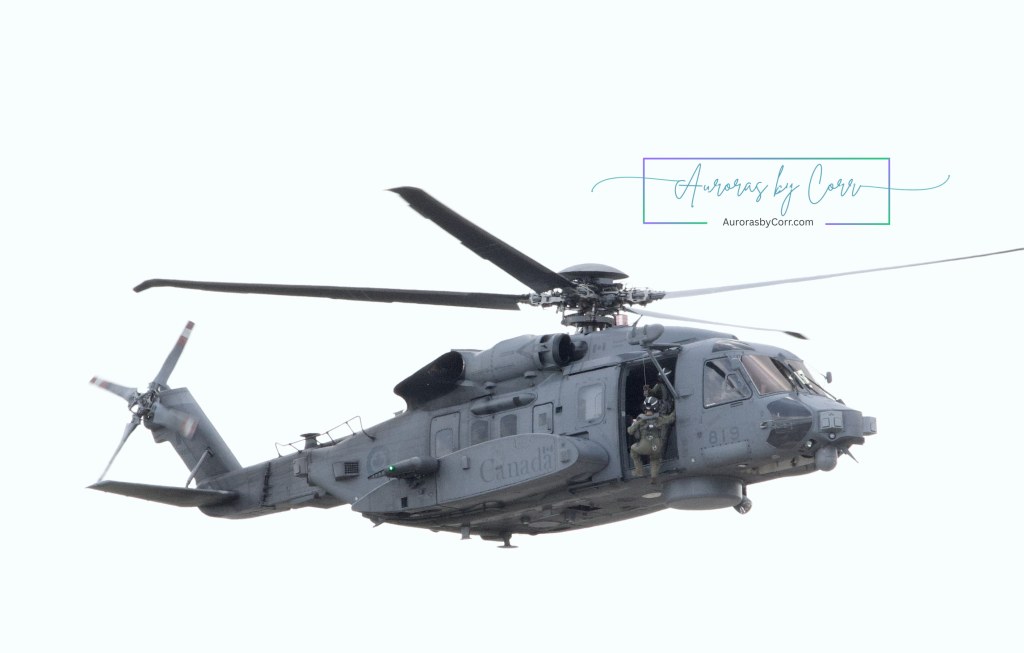 The RCAF CH-148 Cyclone performs at the Clod Lake Air Show 2026