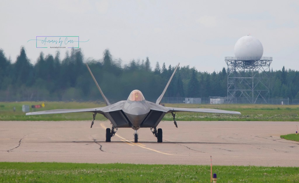 The F-22 Raptor readies for take off at the Cold Lake Air Show 2026